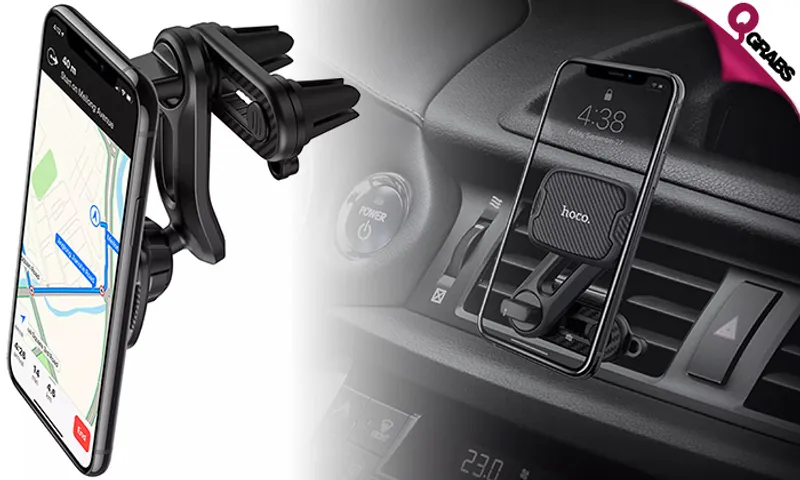 HOCO Double Vent Clip Magnetic Phone Holder!